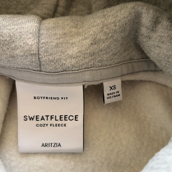 ARITZIA SWEATFLEECE BOYFRIEND FIT HOODIE - Picture 4 of 4